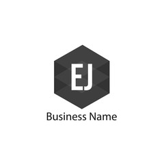 Initial Letter EJ Logo Template Design