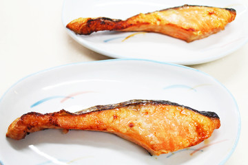 鮭の塩焼き