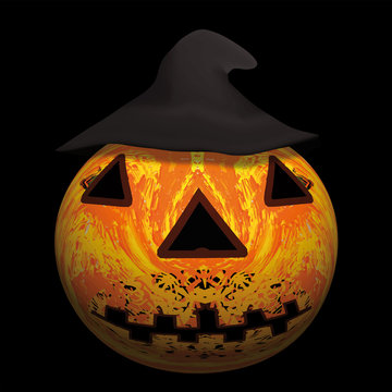 Citrouille d'Halloween