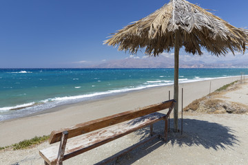Kommos Beach auf Kreta, Griechenland