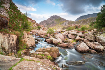 The Ogwen Valley Waterfall
