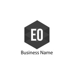 Initial Letter EO Logo Template Design
