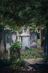 Historic Old Jewish cemetery in Wroclaw, Poland