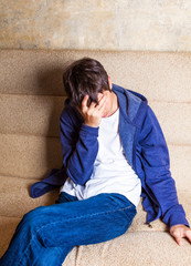 Sad Young Man