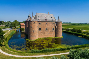 Ammersoyen Castle in the Netherlands