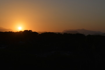 Fototapeta premium Sonnenuntergang