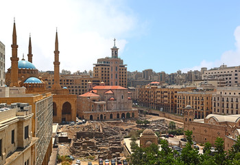 Fototapeta premium Downtown Beirut Skyline, Liban
