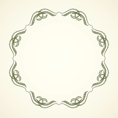 Vignette. Vector drawing