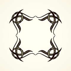 Vignette. Vector drawing