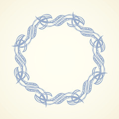 Vignette. Vector drawing