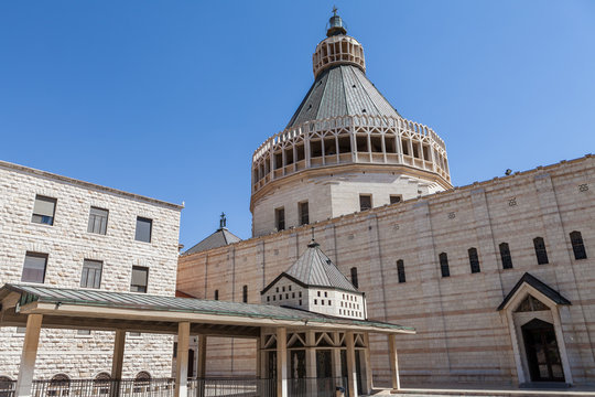 The Basilica of the Annunciation in Nazareth