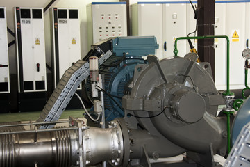 Pump in the heating plant. - 221869406