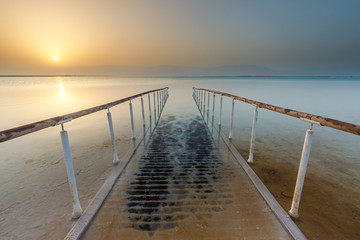 Fototapeta premium Beautiful view of the Dead Sea .