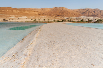 Beautiful view of the Dead Sea .