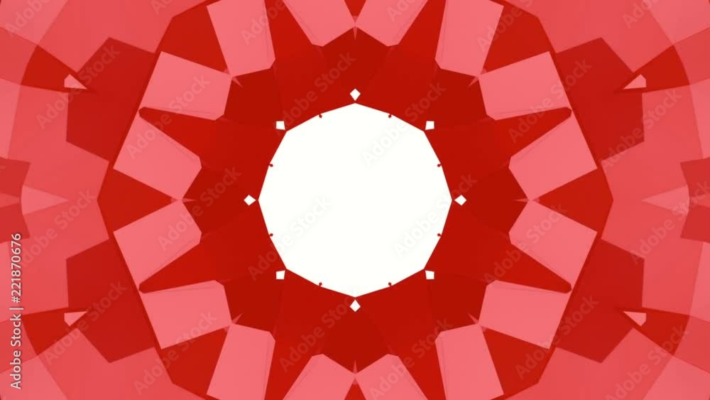 Poster geometric patterns of red color. abstract background. 3d rendering