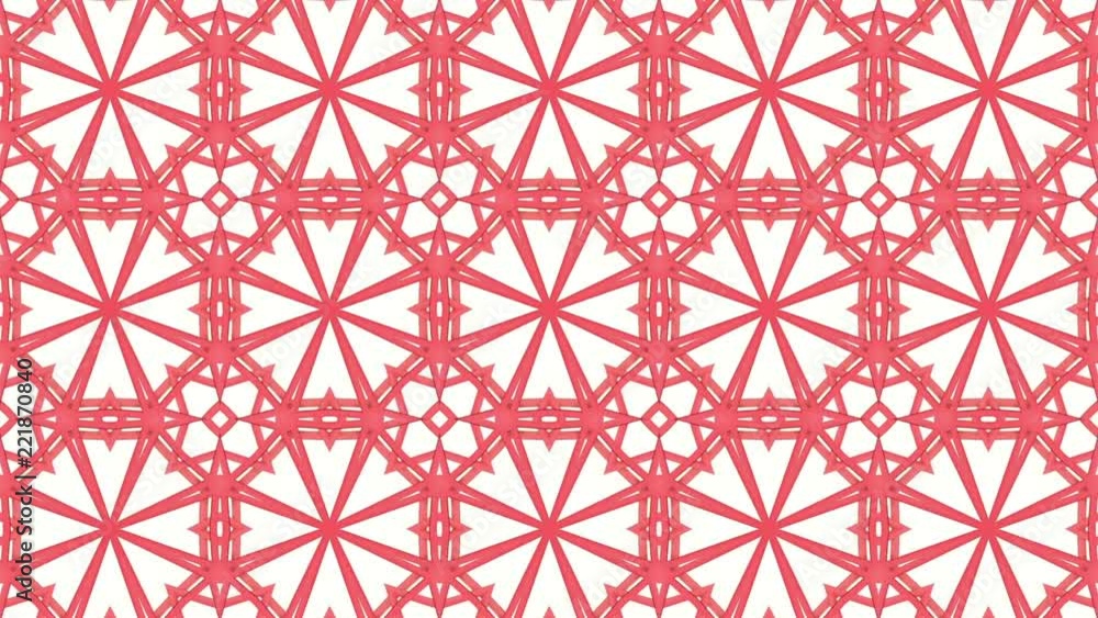 Poster geometric patterns of red color. abstract background. 3d rendering