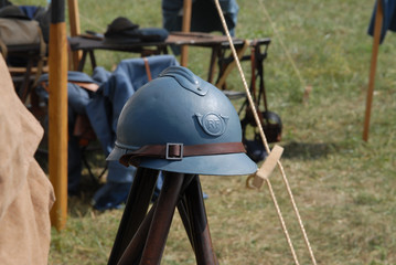 french military helmet of the First World War