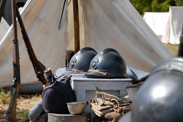 french military helmet of the First World War