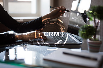 CRM. Customer relationship management concept. Customer service and relationship.