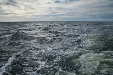 Naklejka na ściany i meble View to the open Baltic sea.