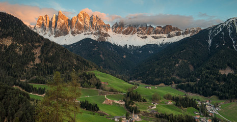 Funes valley, Italy