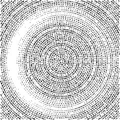 Black Halftone Dotted circle pattern