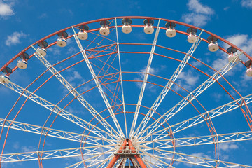Ferris wheel under the blue sky, Batumi, Georgia