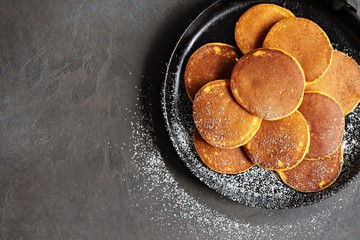 Pumpkin pancakes