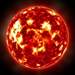 Sun in space star