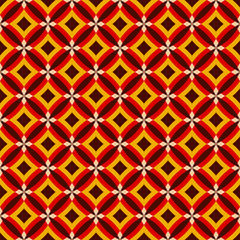 Abstract seamless pattern of smooth rhombuses.