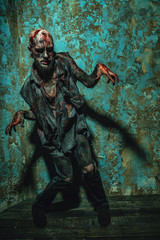 creepy zombie in corner