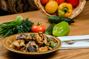 vegetable fried in batter