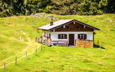 old log cabin