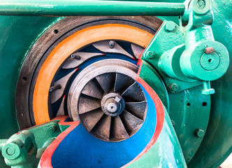old paddle wheel
