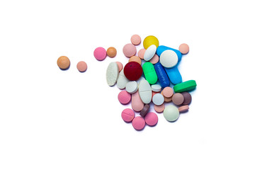 Medications in the form of tablets for oral use.