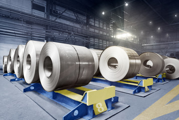 Packed rolls of steel sheet, Cold rolled steel coils