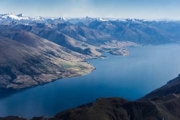 Views To Lake Wakatipu - Scenic Flight In New Zealand South Island