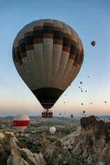 Obraz premium Hot air balloons adventure