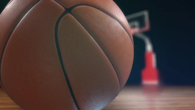 Basketball ball. Animation with alpha channel.
