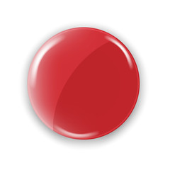Blank badge. vector realistic illustration