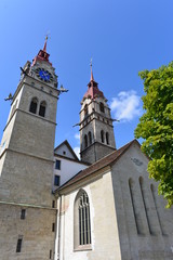 Fototapeta na wymiar Stadtkirche Winterthur