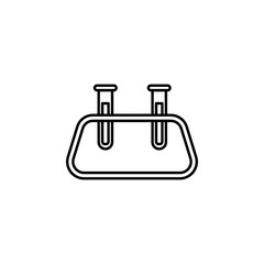 Test tube icon. Element of blood donation icon for mobile concept and web apps. Thin line Test tube icon can be used for web and mobile