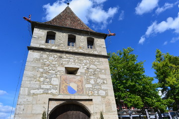 Fototapeta na wymiar Schloss Laufen am Rheinfall