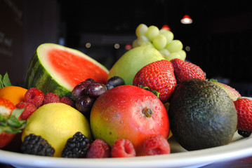 Fototapeta na wymiar Fruit Bowl