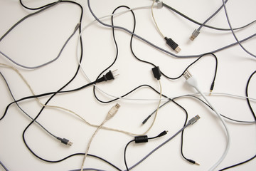 mess of cords