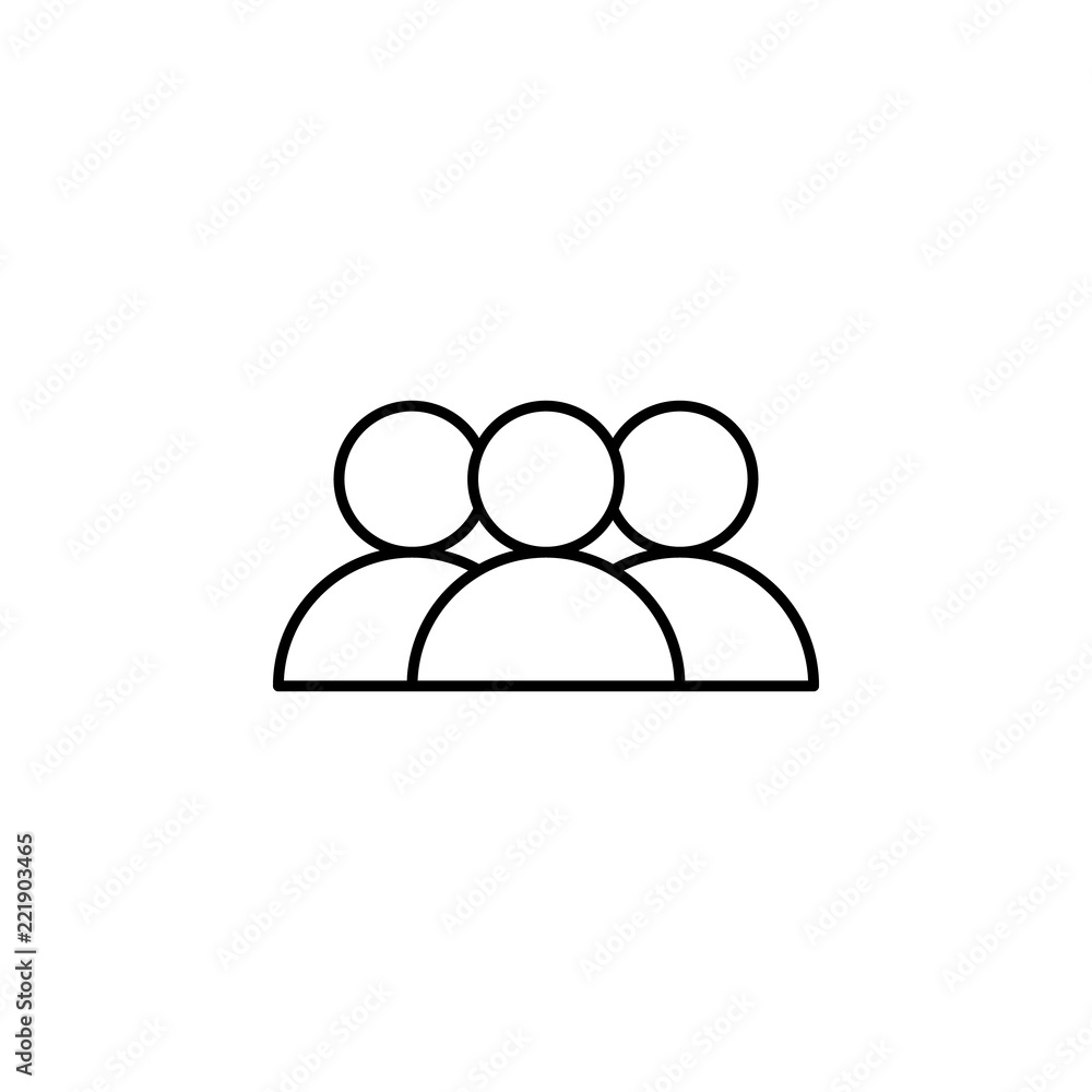 Poster pupils class icon. element of school icon for mobile concept and web apps. thin line pupils class ic