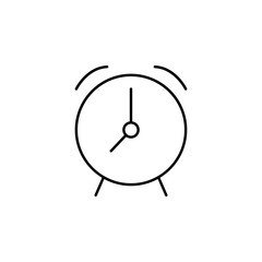 Wake up time icon. Element of school icon for mobile concept and web apps. Thin line Wake up time icon can be used for web and mobile