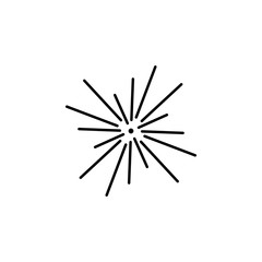 Obraz premium Laser icon. Element of laser application in production for mobile concept and web apps illustration. Thin line icon for website design and development, app development