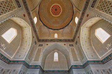 Bibi-Khanym Mosque from the old Silk Road in Samarkand, Uzbekistan