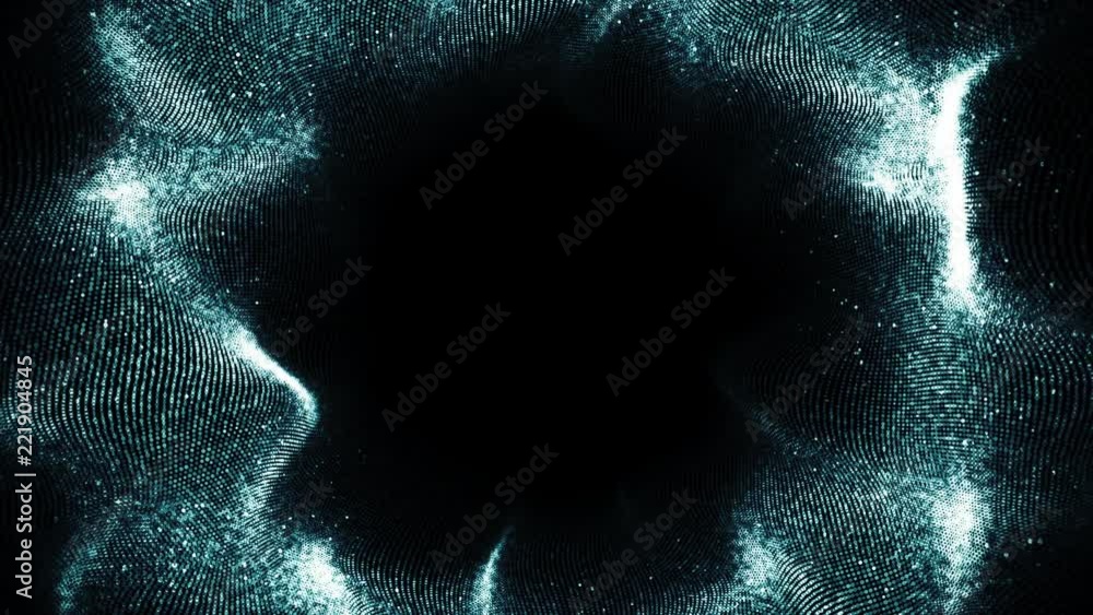 Poster abstract digital splash in a cyberspace. ring of the energy waves. futuristic background. seamless l